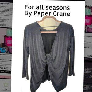 For all seasons long sleeve Paper Crane top